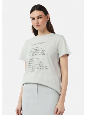 comma CI T-Shirt kurzarm in Grau