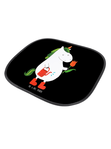 Mr. & Mrs. Panda Auto Sonnenschutz Einhorn Gärtner ohne Spruch in Schwarz