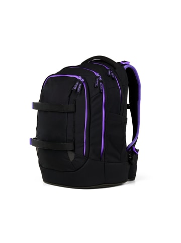 Satch Schulrucksack-Set PACK "Purple Phantom" 3-teilig in Schwarz