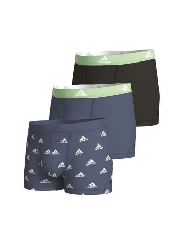 Adidas Sportswear Retro Short / Pant Active Flex Cotton in Blau / Schwarz