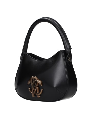 Schwarz Leder Handtasche