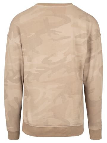 Urban Classics Rundhalsausschnitt in Sand Flecktarn