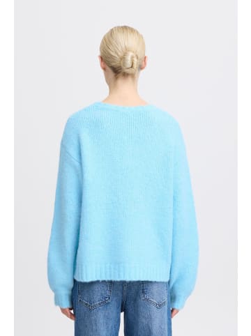 b. young Strickpullover BYMILLER Loose fit in Dusty Blue Melange