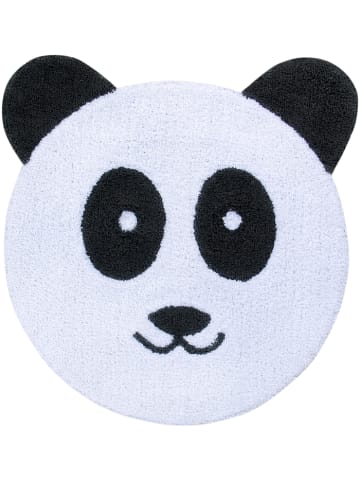 Happy Decor Kids Teppich "Happy Panda" in Schwarz/Weiß - 90 x 100  cm