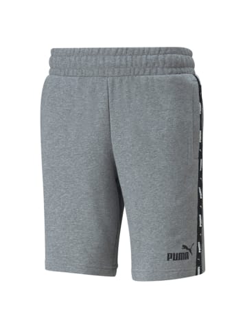 Puma ESS+ kurze Jogginghose / Shorts mit Taschen in Grau