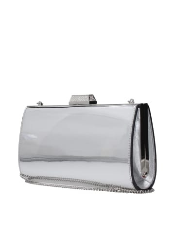 Jimmy Choo Grau Leder Clutch Tasche