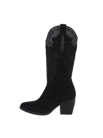 Ital-Design Stiefel in Schwarz