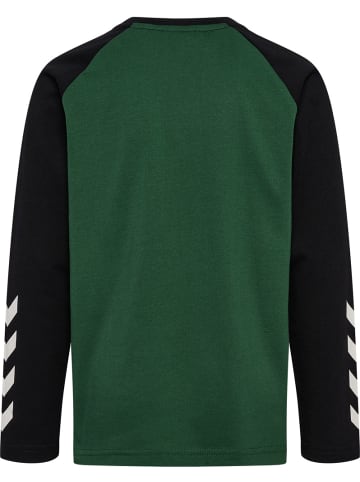 Hummel Kinder Longsleeve "Logo T-Shirt Longsleeve" in Grün