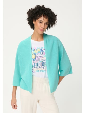 Olsen Strickcardigan in Pool Blue