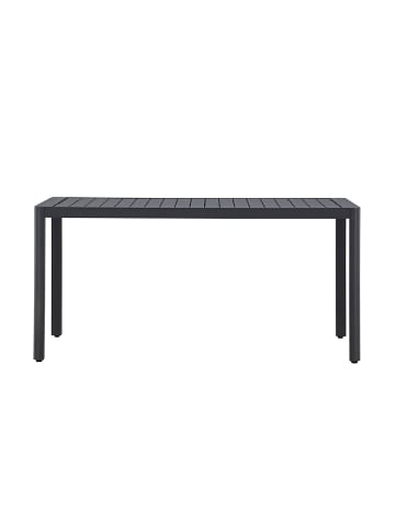 ebuy24 Gartentisch Giardini Schwarz 85 x 150 cm