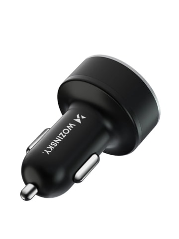 Wozinsky Wozinsky WDCCB Autoladegerät mit Display 50W 2xUSB-C / 2xUSB-A in Schwarz