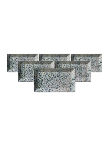Ritzenhoff & Breker 6er Set Servierplatten Luigi 25 x 15 cm in bunt