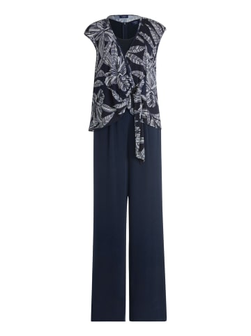 Vera Mont Jumpsuit im Layer Look in Patch Dark Blue/Dark Blue