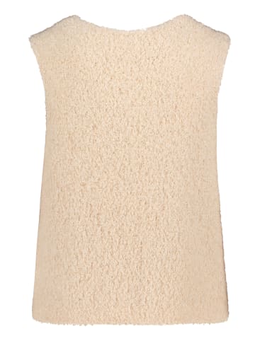 CARTOON Strickweste mit Rundhalsausschnitt in cream