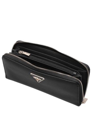 Guess Laurel II SLG Large Zip Around - Geldbörse 12cc 20 cm (garnet) in schwarz