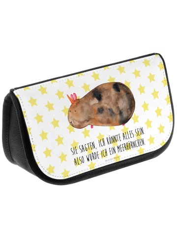 Mr. & Mrs. Panda Kosmetiktasche Einhorn Meerschweinchen mit Spruch in Weiß