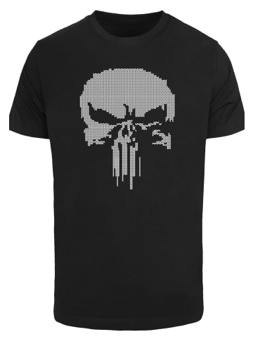F4NT4STIC T-Shirt Marvel Punisher Fake Knit in schwarz