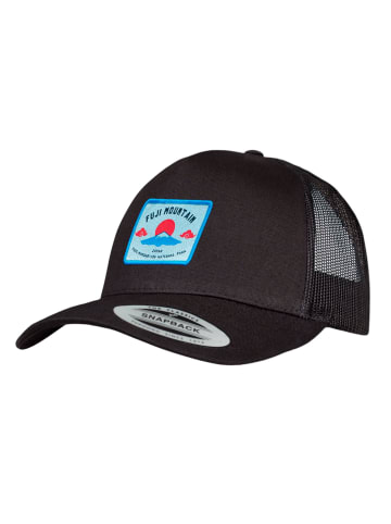 F4NT4STIC Trucker Cap Fuji Mountain in schwarz