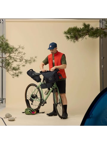 FJÄLLRÄVEN Hoja Handlebar Rolltop - Lenkertasche 23 cm (schwarz) in schwarz