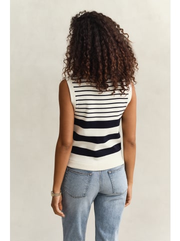Gant Weste in beige marine - 0001