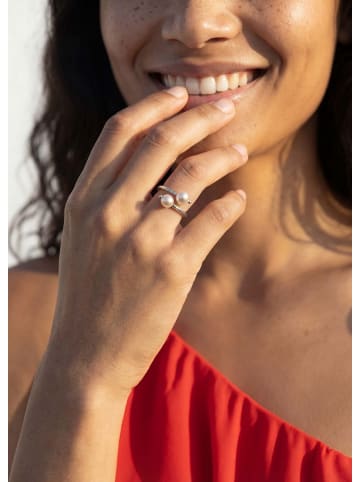 PURELEI Ring Pearl Muse Silber