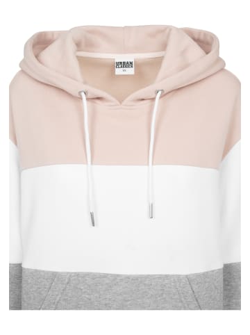 Urban Classics Sweat & Fleece - Hoodies in light rose/white/grey
