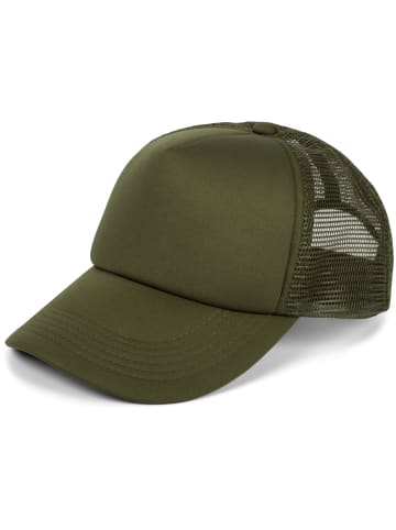 styleBREAKER Mesh Cap in Dunkeloliv