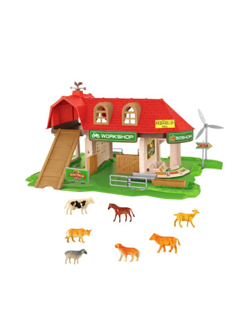 Wisam® Bauernhof Scheune Traktoren Figuren Tiere Set 42-tlg.