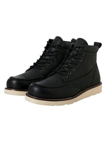 Jack and Jones Lederboots JFWTORONTO Leather Boot in Schwarz