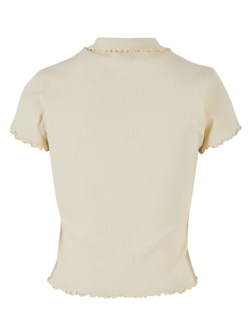 Urban Classics Cropped T-Shirts in whitesand