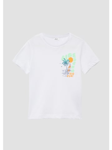 s.Oliver T-Shirt in 0100_weiß