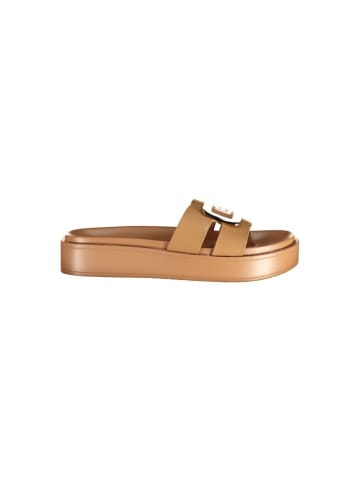 Laura Biagiotti Beige Polyurethan Damen Sandale