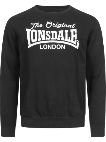 Lonsdale Pullover "Burghead" in Schwarz