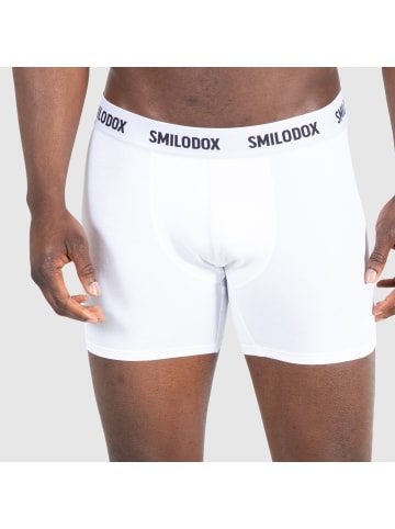 SMILODOX Modal Boxershorts 3er Pack in Weiß
