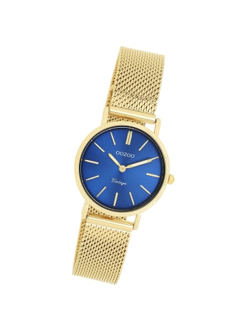 Oozoo Analog-Armbanduhr Oozoo Vintage Series gold klein (ca. 28mm)