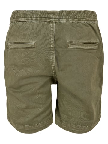 Urban Classics Urban Classics Herren Boys Strech Twill Joggshorts in olive