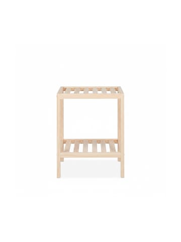 relaxdays Beistelltisch in Natur - (B)40 x (H)50 x (T)40 cm