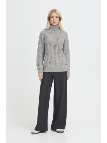 Oxmo Rollkragenpullover OXEdna in Grau