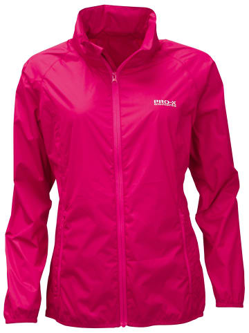 PRO-X elements Bike Regenjacke "LADY" in Cherry-Rot