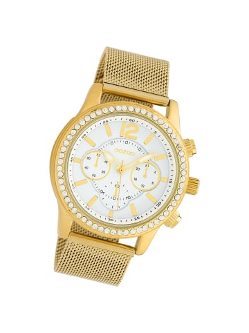 Oozoo Analog-Armbanduhr Oozoo Timepieces gold groß (ca. 40mm)