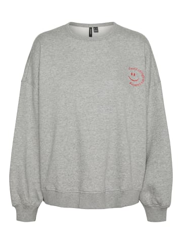 Vero Moda Sweatshirt in Light Grey Melange