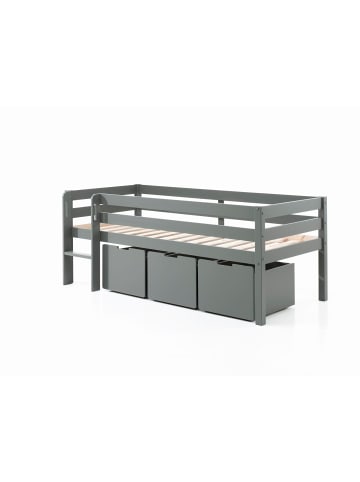 58 aufm Kessel KOJENBETT Karolina 208x83x105 aus Massivholz in Grau