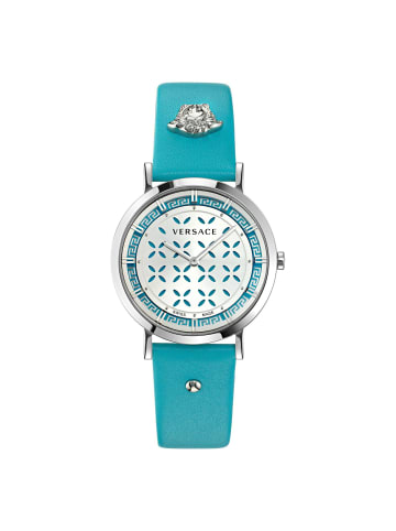 Versace Analoguhr für Damen in blau