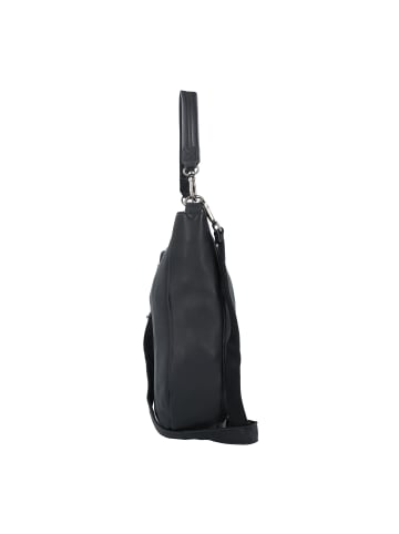 FREDs BRUDER Chinte Schultertasche Leder 36 cm in black