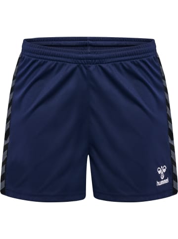 Hummel Hummel Shorts Hmlauthentic Multisport Damen Atmungsaktiv Feuchtigkeitsabsorbierenden in MARINE