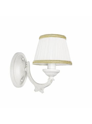 Licht-Erlebnisse Wandlampe (B)23 x (H)35 cm in Shabby Weiß