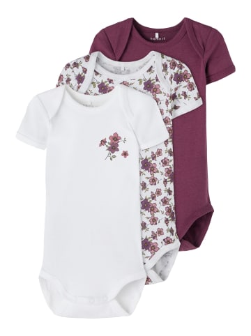 name it Mädchen Baby Body Set kurzarm in Lila