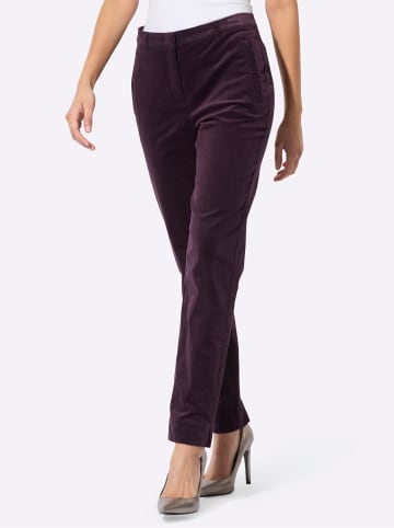 creation L Cordhose in aubergine