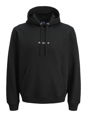 Jack & Jones Sweatshirt JORNORREBRO EMB SWEAT HOOD in Schwarz