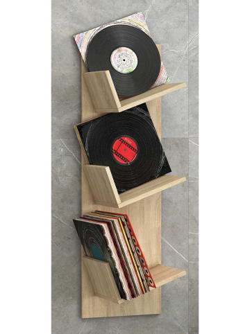 ebuy24 Regal Sulda 2 Eiche 33 x 26 cm